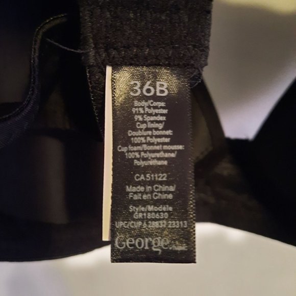 George Wireless Bra 36B - Picture 3 of 3